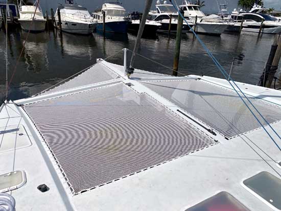 ATN Nets on 54' Catamaran
